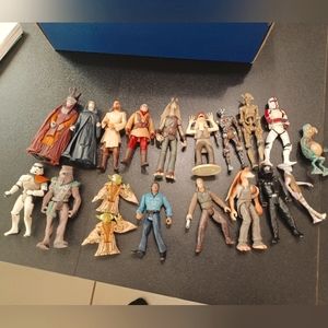Authentic 80s StarWars action figures.